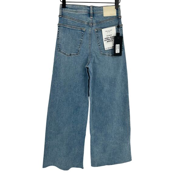 Rag & Bone The Sofie Flexi High Rise Ultra Wide Ankle Jeans Casual Relaxed 25 - Picture 2 of 11